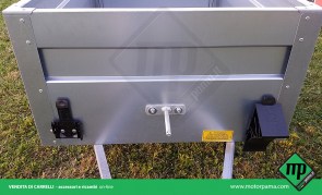 rimorchio trasporto cose Cresci H3 senza freni